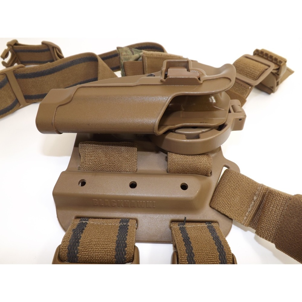 Blackhawk C1208 COC Holster Tactical Drop Leg SERPA - Beretta 92/96 - RIGHT HAND - Picture 6 of 16
